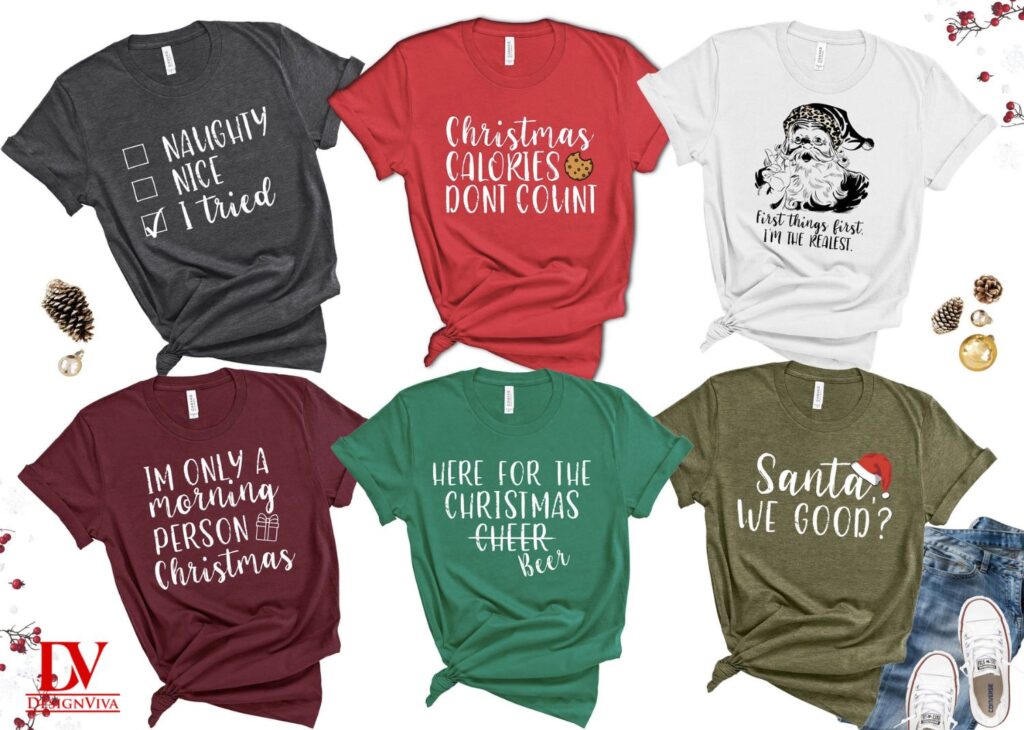 Funny Christmas t-shirts