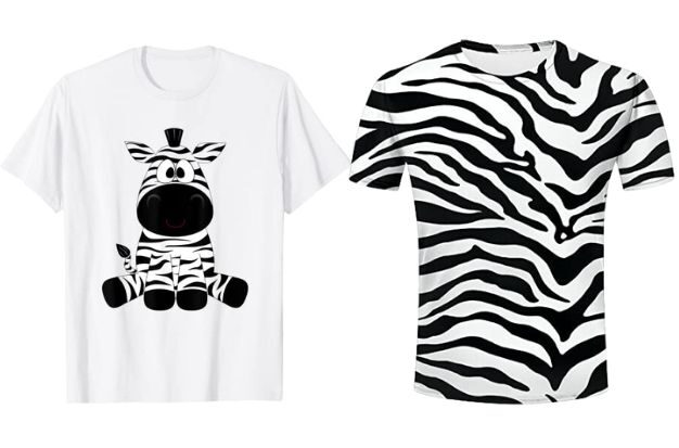 Zebra print t shirt