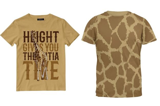 giraffe tshirt design
