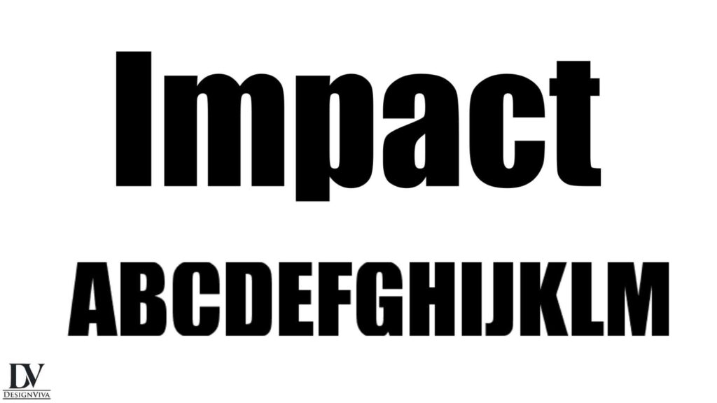 Impact Font 