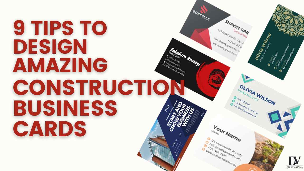 9 Tips to Design Amazing Construction Business Cards