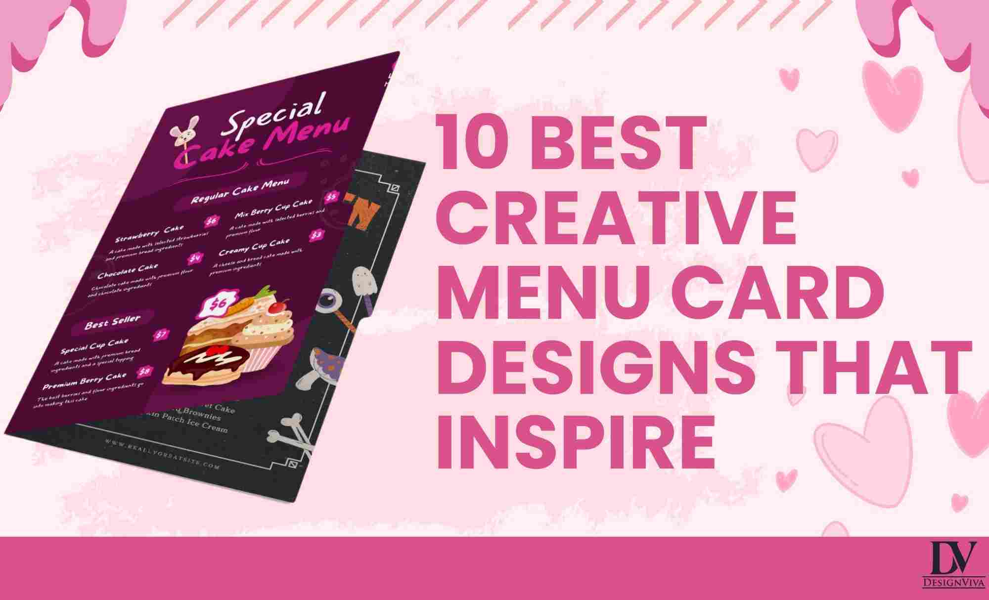 10 Best Creative Menu Card Designs That Inspire