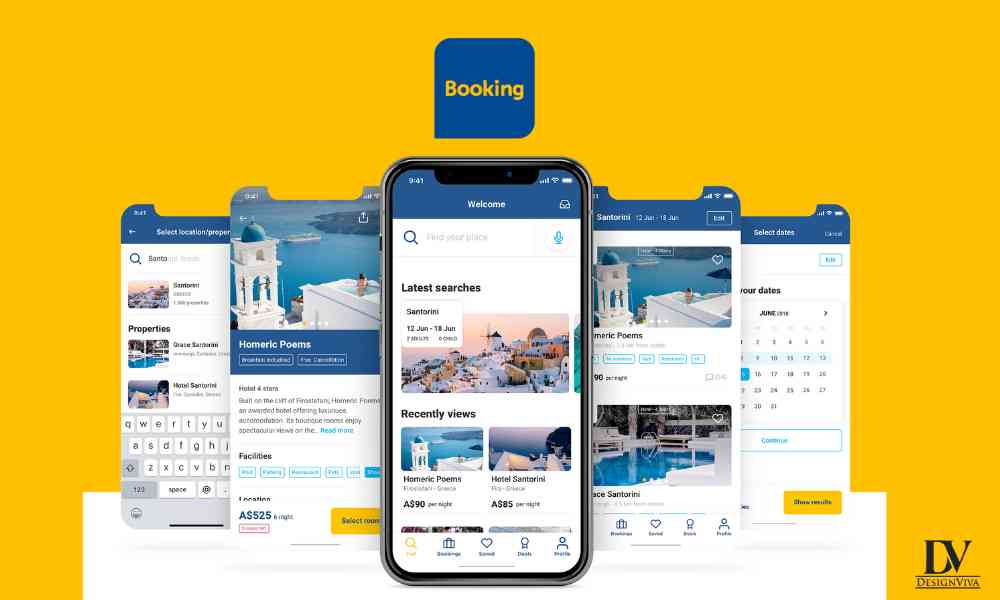 Booking.com User-Friendly App Designs