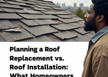 Planning a Roof Replacement vs. Roof Installation: What Homeowners Should Know