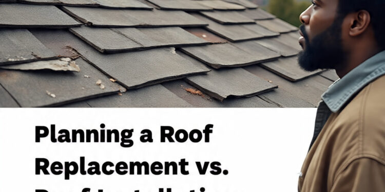 Planning a Roof Replacement vs. Roof Installation: What Homeowners Should Know